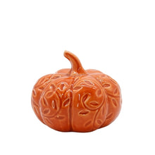 Load image into Gallery viewer, Orange Porcelain Pumpkin
