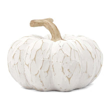 Load image into Gallery viewer, White Carved Large Pumpkin
