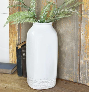 Modern White Vase