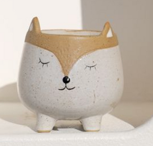 Ceramic Fox Planter