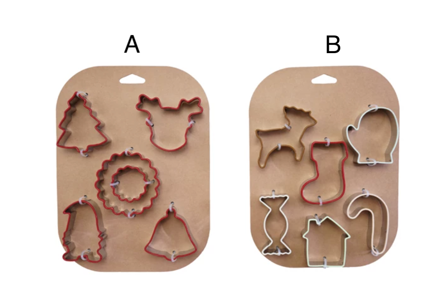 Stainless Steel Holiday Cookie Cutters