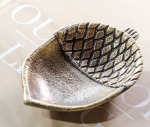 Brass Antique Acorn Tray