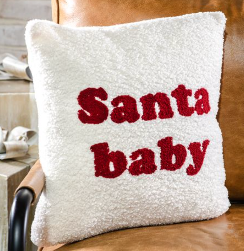 Santa Baby Pillow