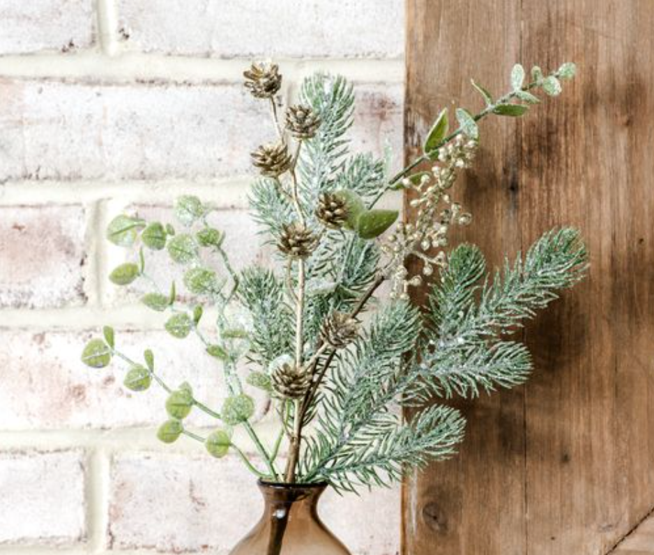 Mixed Green Holiday Pick