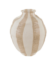Load image into Gallery viewer, Organic Shaped Striped Vase
