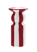 Load image into Gallery viewer, Red &amp; White Taper Holder
