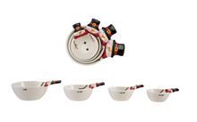Load image into Gallery viewer, Ceramic Snowman Shaped Measuring Cups

