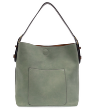 Load image into Gallery viewer, Hobo with Cedar Color Handle Handbag

