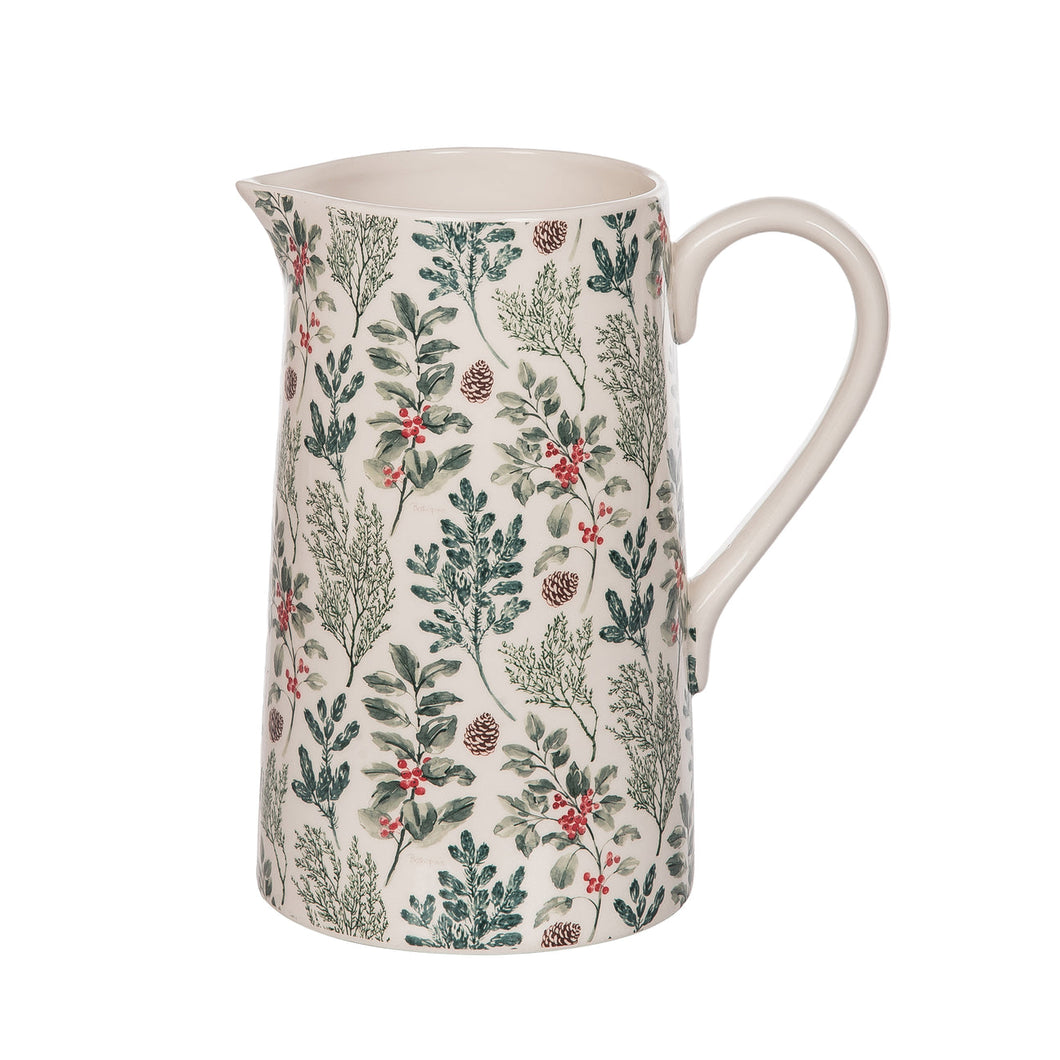 Holiday Branches Pitcher