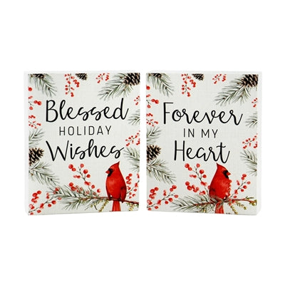 Forever and Blessed Cardinal Blocks
