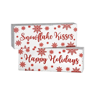 Snowflake and Holidays Sign