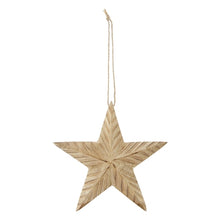Load image into Gallery viewer, Wood Star Ornament
