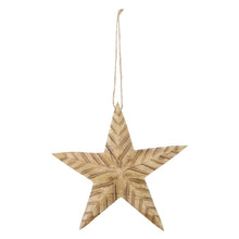 Load image into Gallery viewer, Wood Star Ornament
