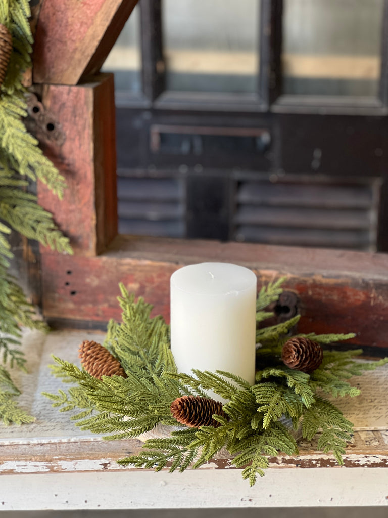 Arrow Wood Cedar Candle Ring