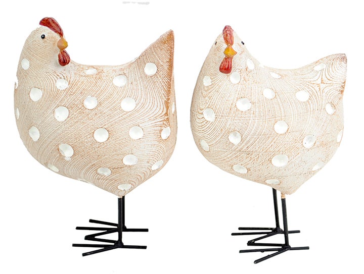 Chicken with Polka Dots