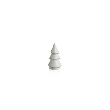 Load image into Gallery viewer, Porcelain Tree - Matte White with Gold Trim
