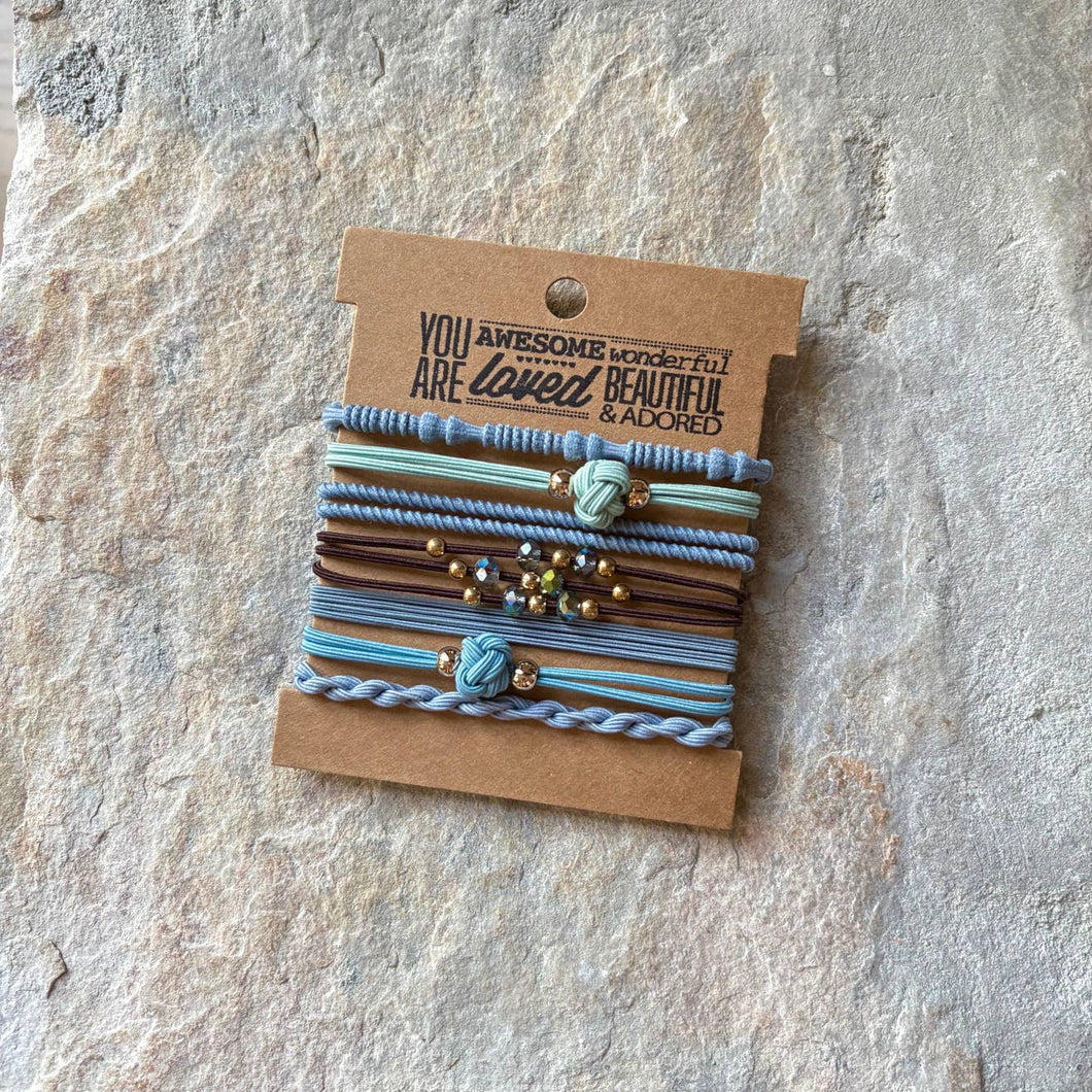 Rhinestone Hair Ties