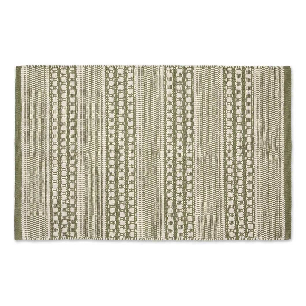 Dobby Stripe Hand-Loomed Rug