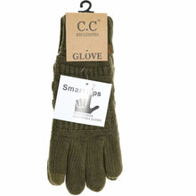 Load image into Gallery viewer, Women&#39;s Knit C.C. Gloves with Fuzzy Lining
