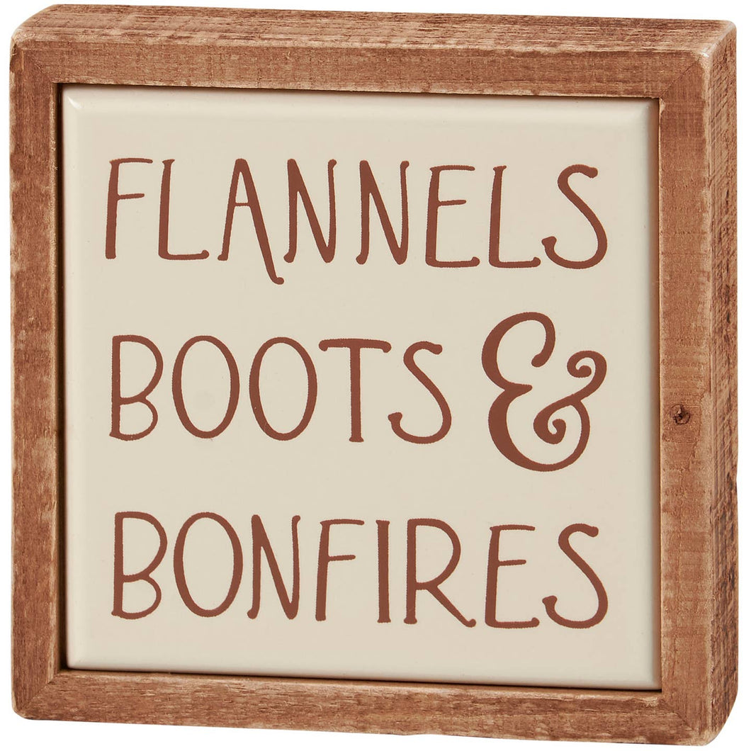 Flannels Box Sign