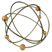 Load image into Gallery viewer, Oberon Wire &amp; Wood Sphere
