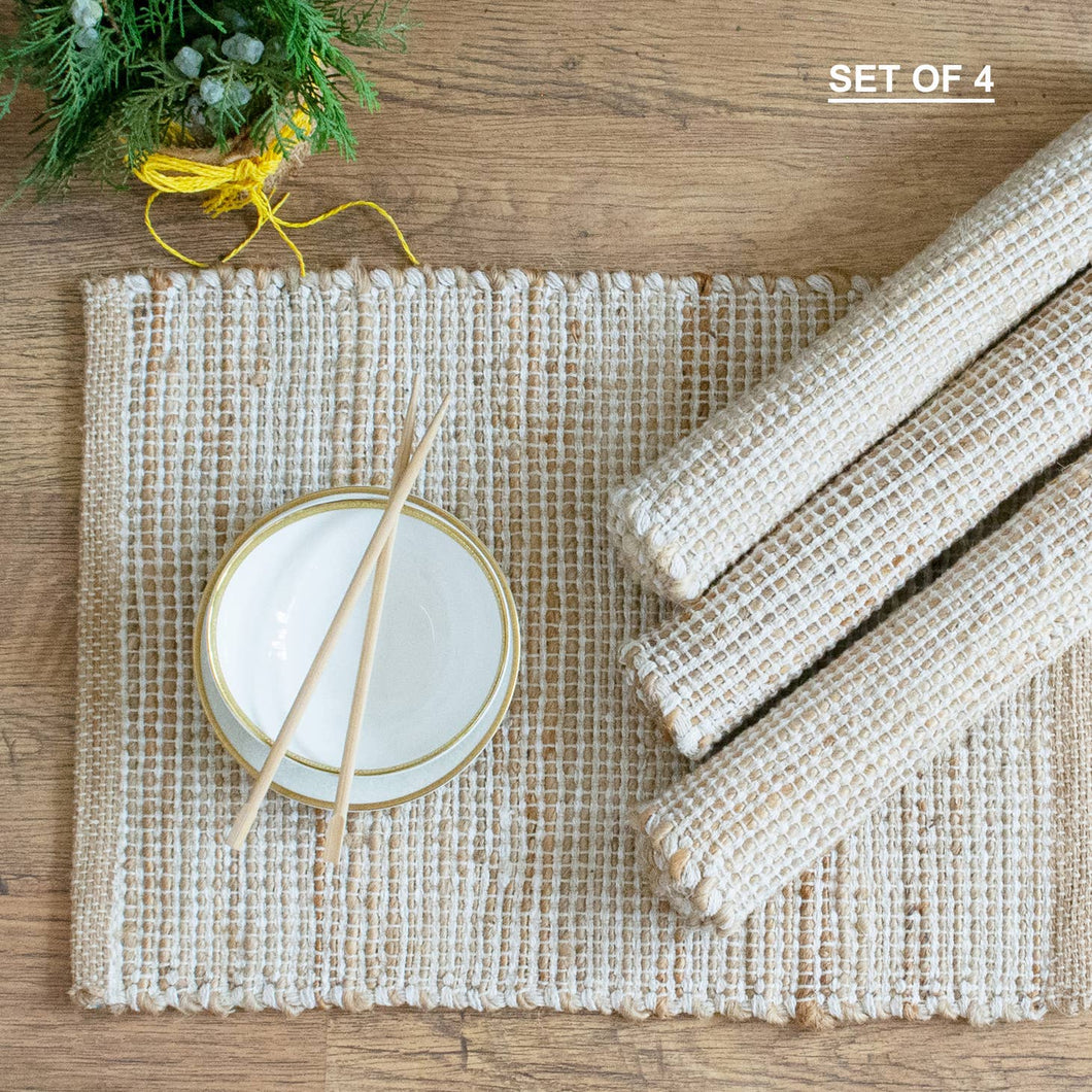 Natural Ivory Ombre Placemats