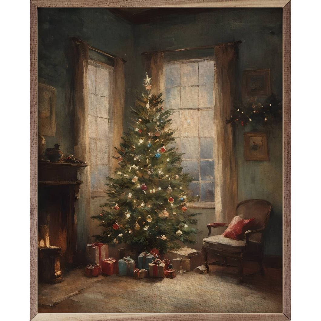 Simple Christmas Tree Wall Art