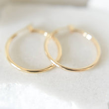 Load image into Gallery viewer, 18k Gold Plated Hoop Earrings
