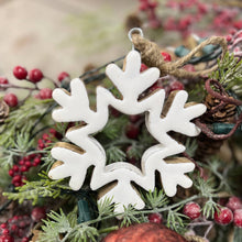 Load image into Gallery viewer, Hollow White Enamel Ornaments
