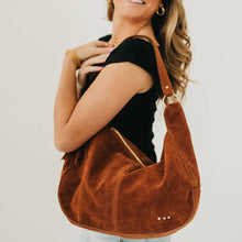 Load image into Gallery viewer, Hazel Hobo Shoulder Bag with Tassel
