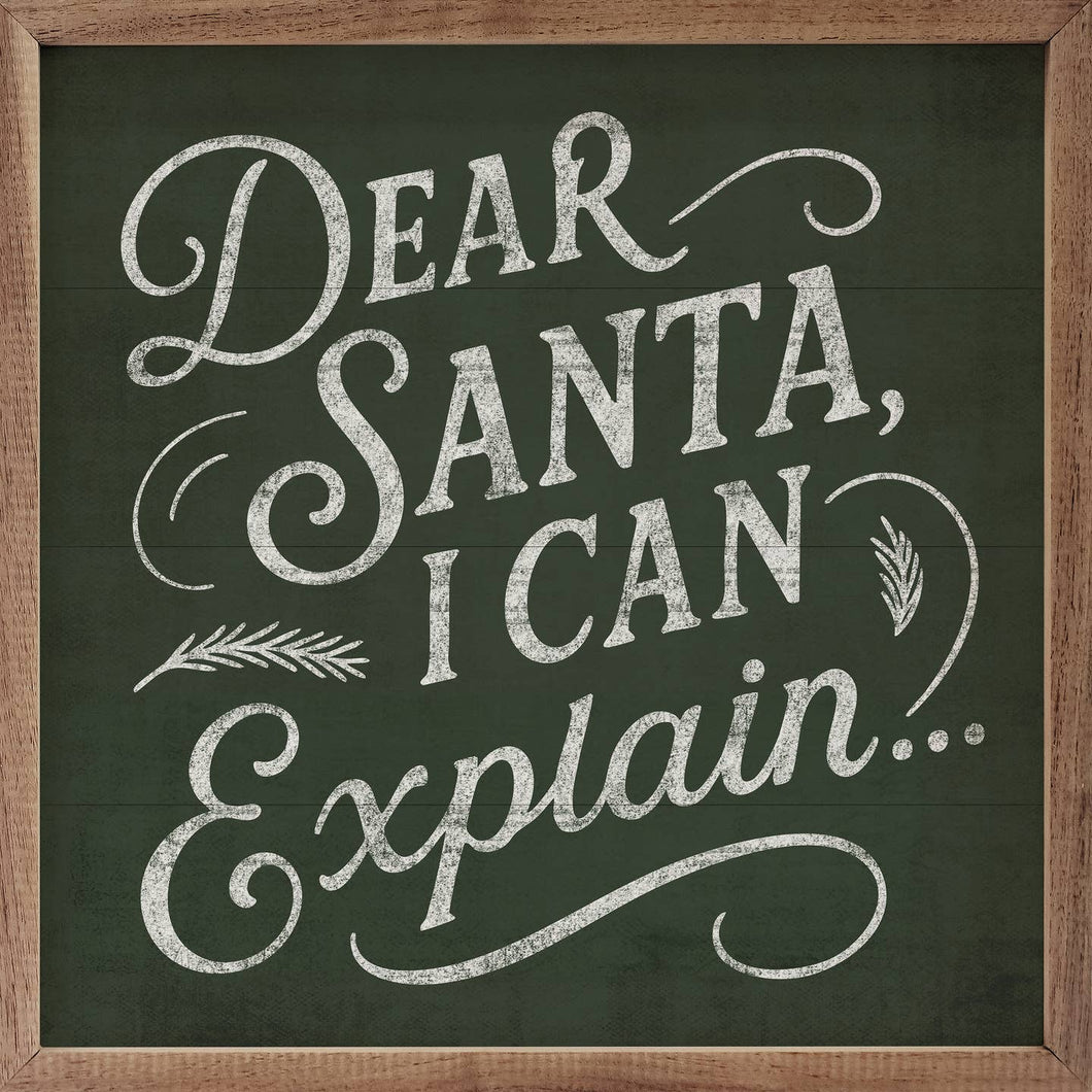 Dear Santa Wall Art