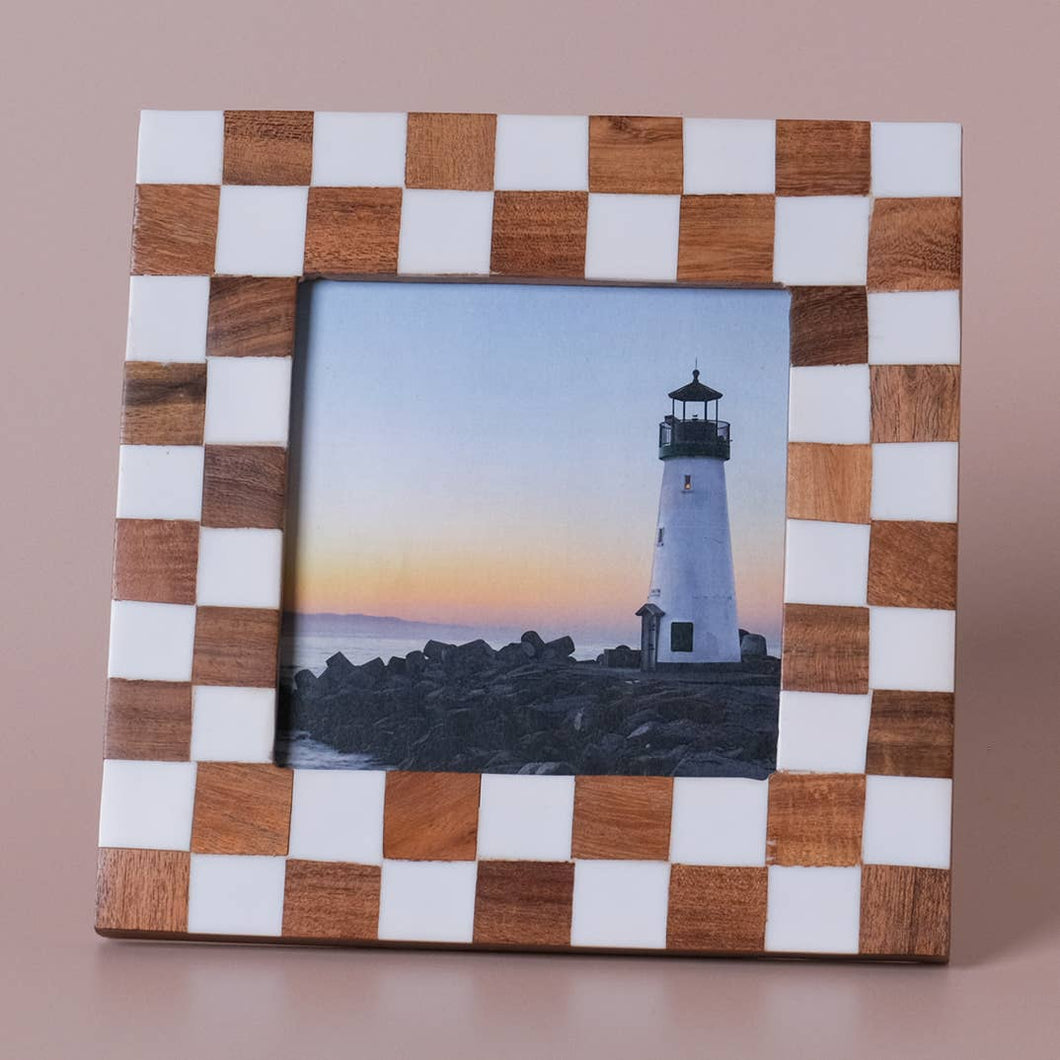 Checkered Photo Frame