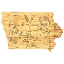 Load image into Gallery viewer, Destination Iowa Cutting Board with Engraved Artwork
