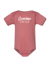 Load image into Gallery viewer, Grandma is my Alibi Onesie
