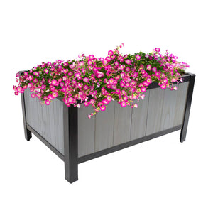 Acacia Steel-Frame Planter Box with Planter