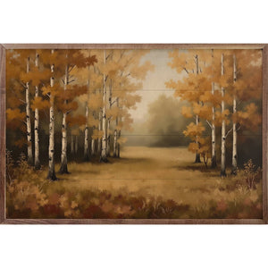 Autumn’s Birch Forest Wall Art
