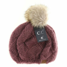 Load image into Gallery viewer, Basket Weaved Knitted C.C Beret
