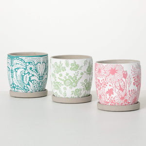 Colorful Textured Mini Pots