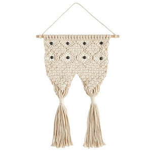 Macrame Two Pocket Plant Holder