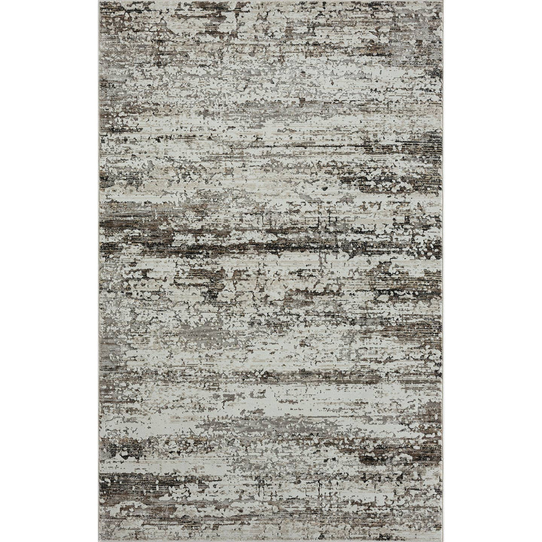 Dark Gray Beacon Transitional Distressed Abstract Area Rug