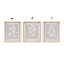 Load image into Gallery viewer, White Floral Framed Wall Art
