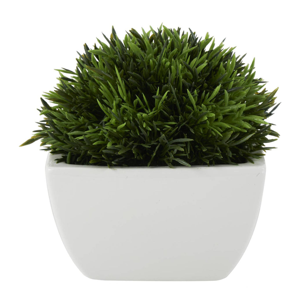 Contemporary Green Faux Foliage Artificial Plant