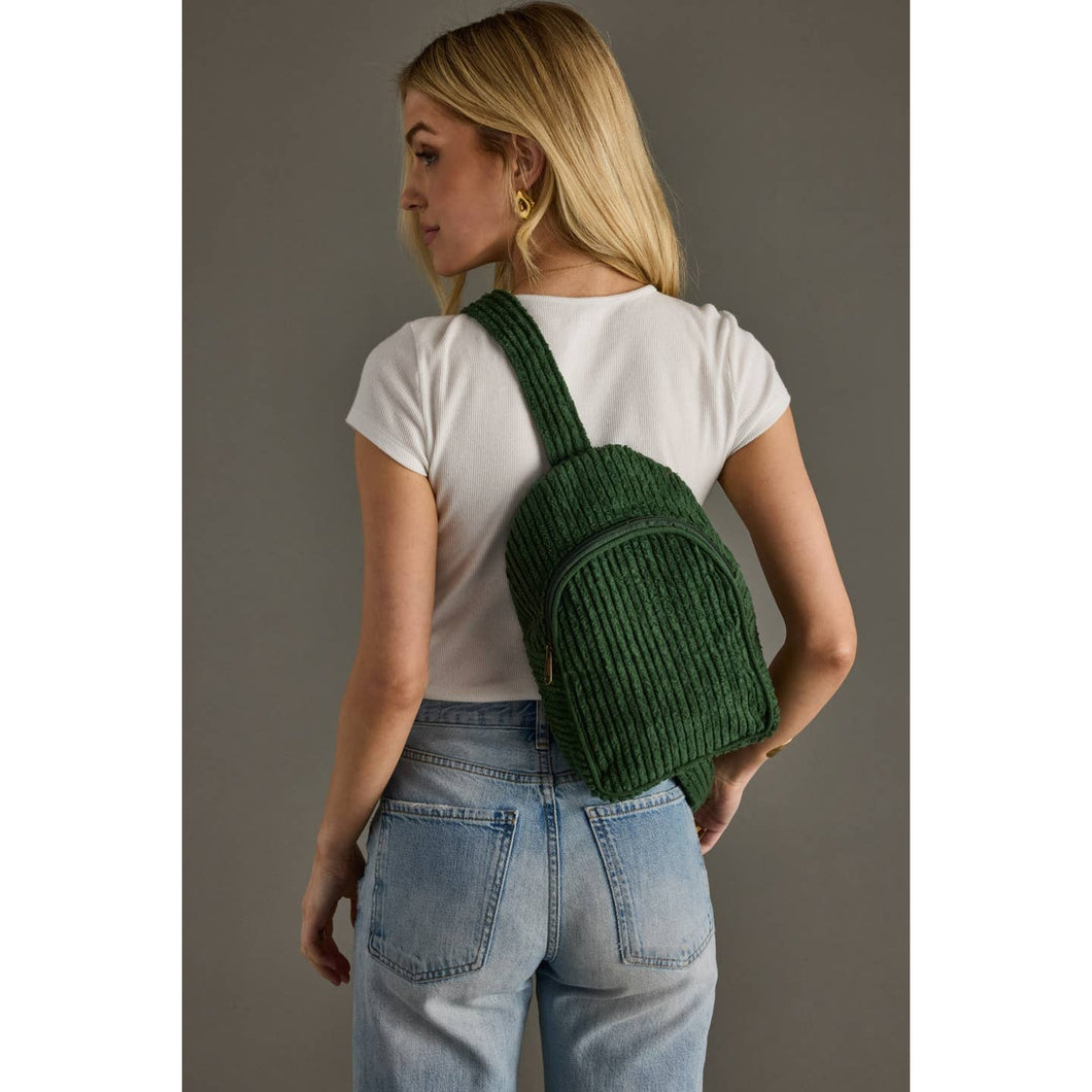 Corduroy Sling Bag