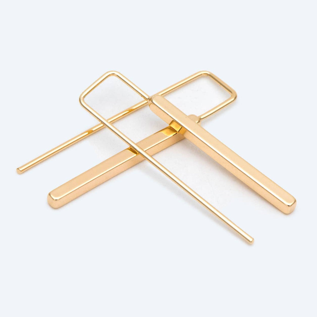Ellie Gold Plated Earrings