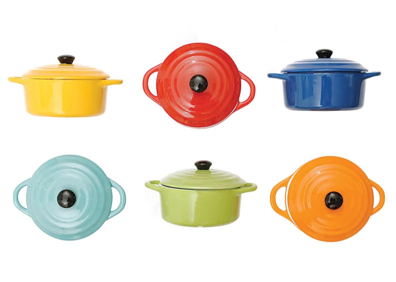 Stoneware Mini Baker with Lid