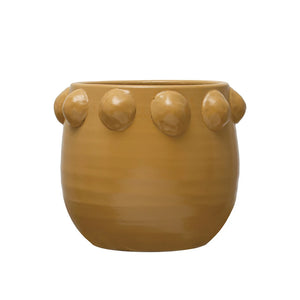 Terra-cotta Planter w/ Raised Dots