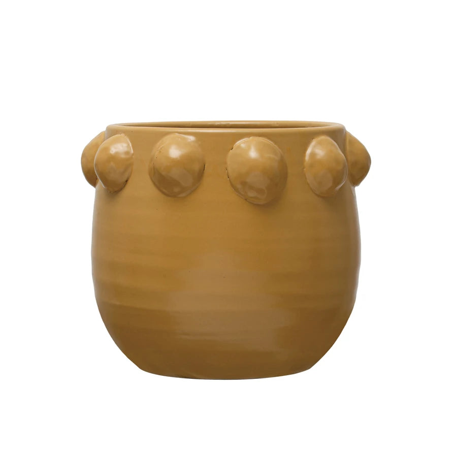 Terra-cotta Planter w/ Raised Dots