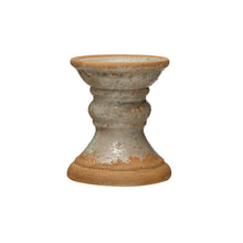 Load image into Gallery viewer, Mint Terracotta Pillar Holder
