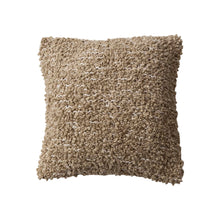 Load image into Gallery viewer, Square Woven Cotton Blend Bouclé Pillow
