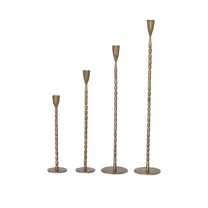Hand-Forged Cast Iron Taper Holders